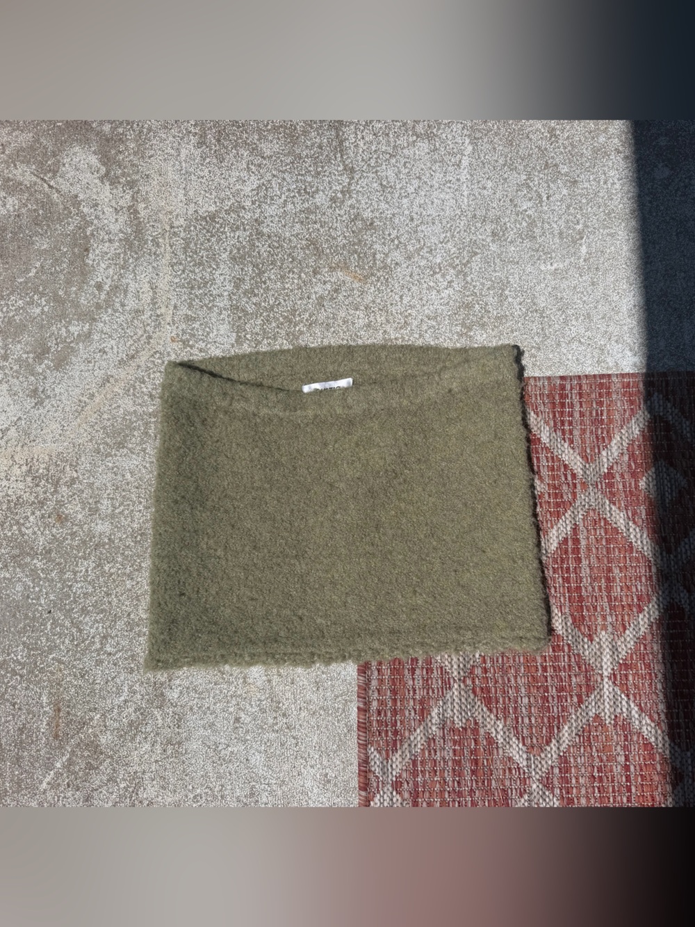 Danielle Guizio Palmyra Knit Mini Skirt in Sage